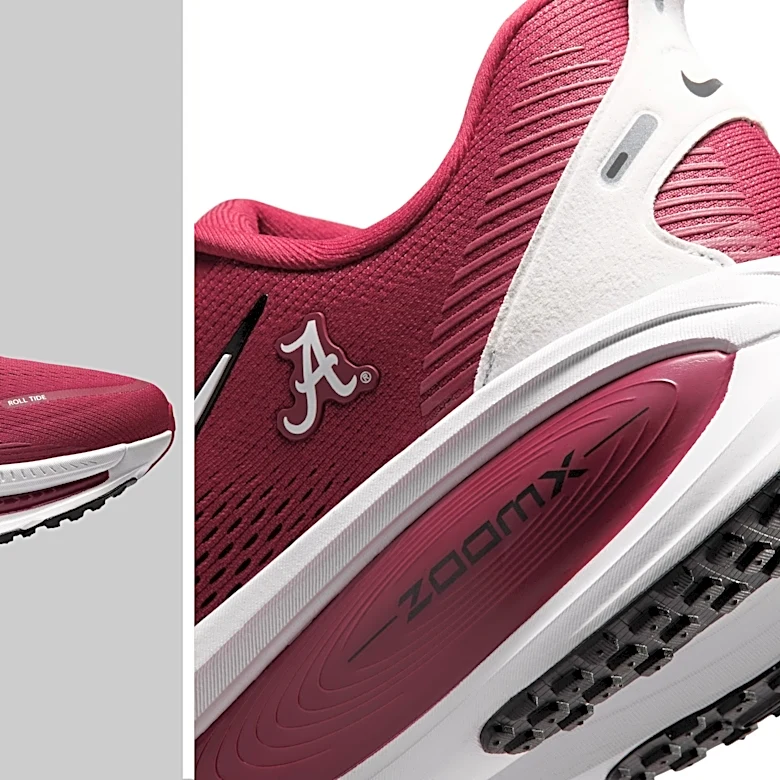 Nike releases Alabama Vomero 18 running shoes ahead of college football season