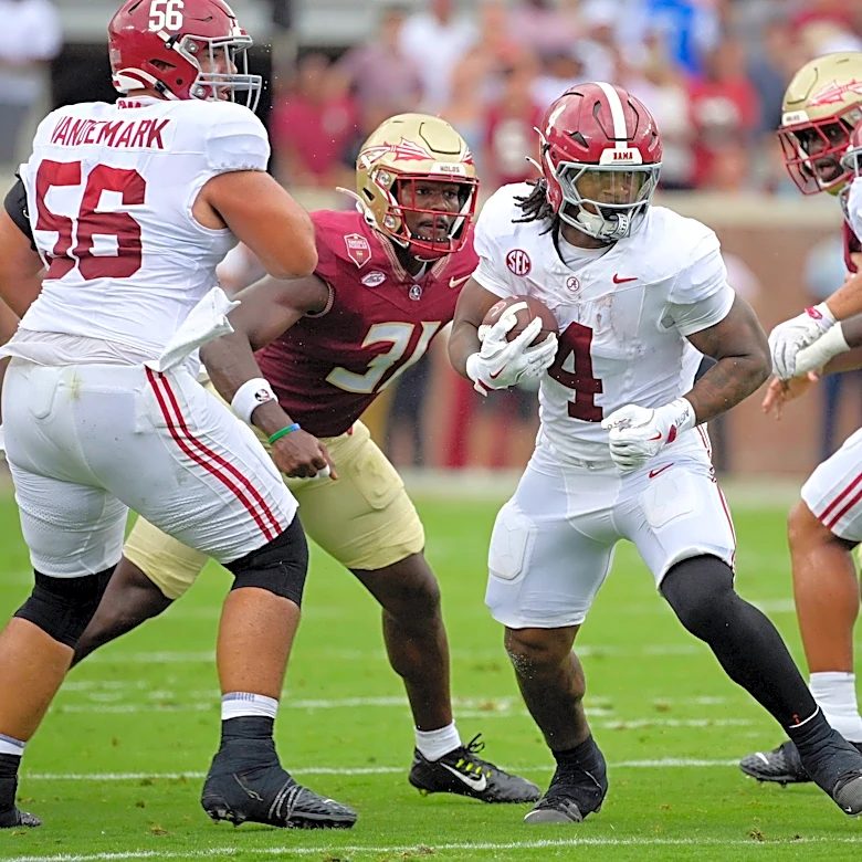 TV channel, commentators for Alabama football vs. Florida State