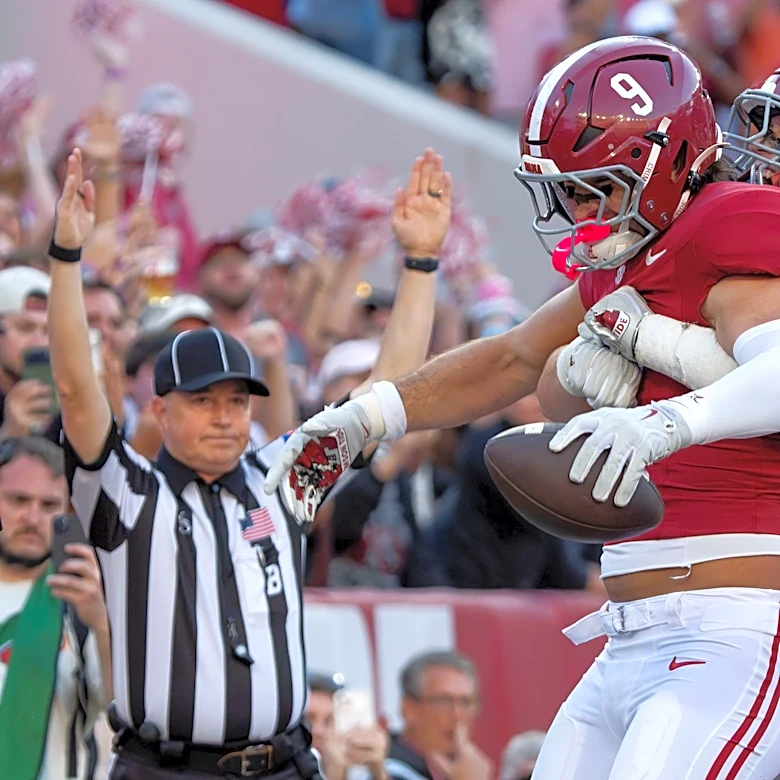 How far did Alabama rise in US LBM Coaches Poll after Texas A&M win?