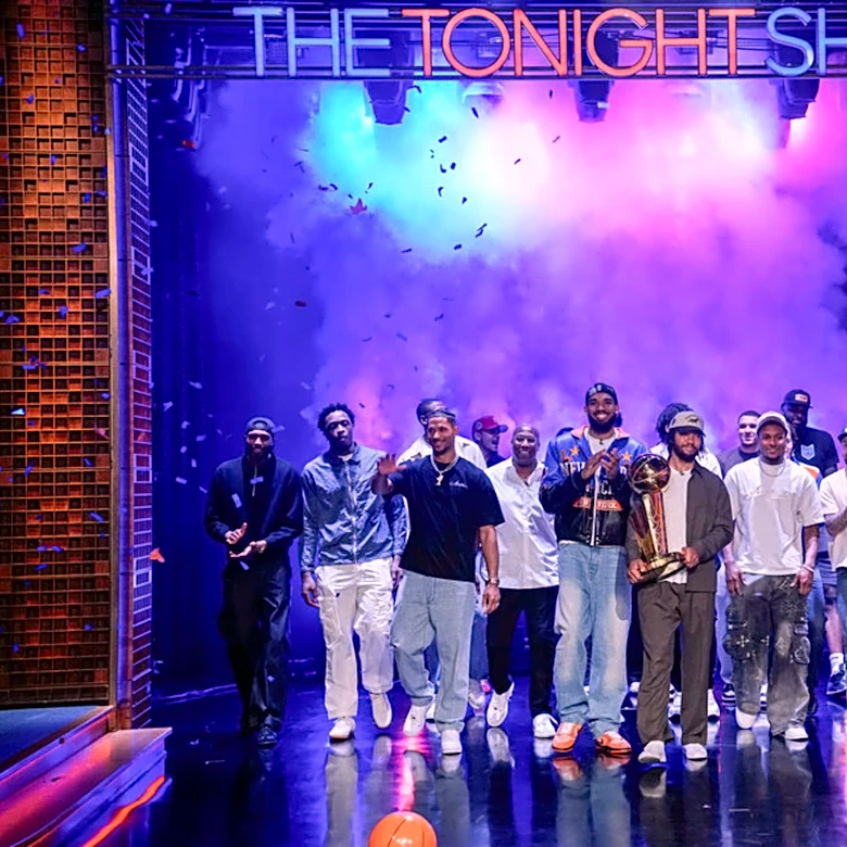 The Knicks Celebrate Championship on ‘Fallon’: Jalen Brunson Says ‘It Hasn’t Sunk in Yet’