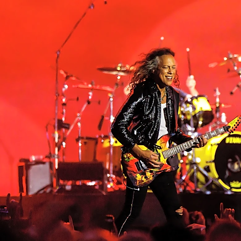 Karma: Metallica’s Kirk Hammett Falls Off Stage Days After Enraging Swifties