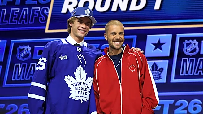 Justin Bieber Announces Number 1 Pick for Hometown Maple Leafs at 2026 NHL Draft