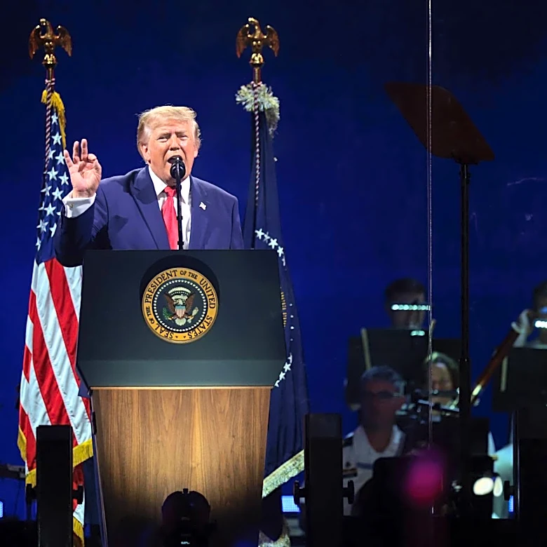 Trump Said a Bunch of Weird Stuff About History in  July 4th Speech