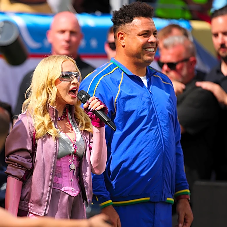 No, Madonna Was Not in Trump’s Suite at the World Cup Final