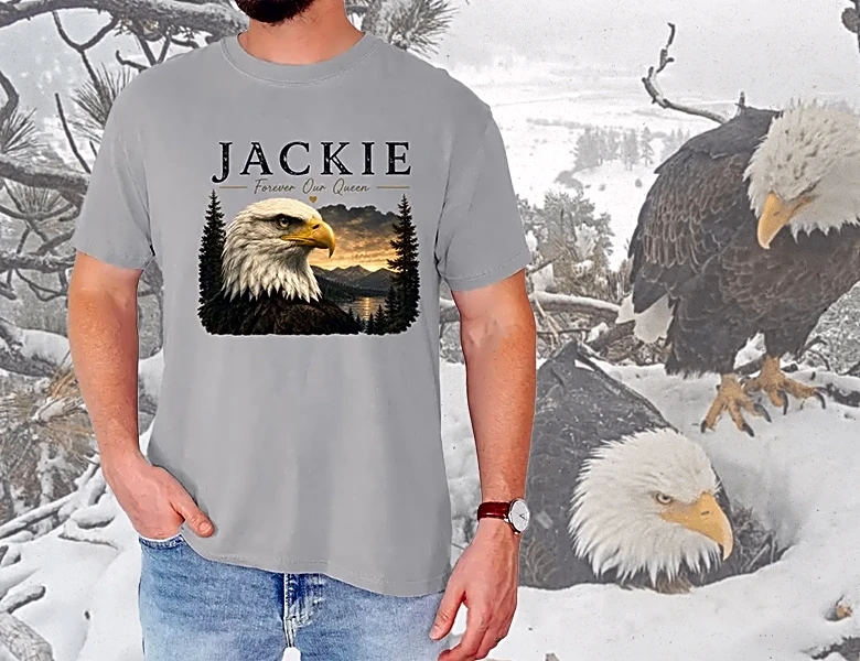 Jackie the Bald Eagle Is Being Memorialized With a Slew of Fan-Made T-Shirts