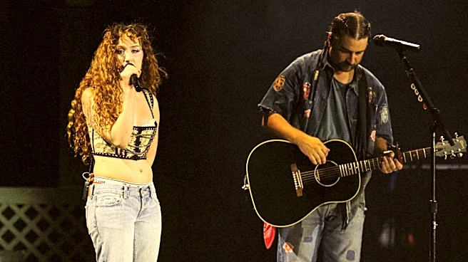 Watch Noah Kahan and Surprise Guest Chappell Roan Perform ‘California’ at Rose Bowl Stadium