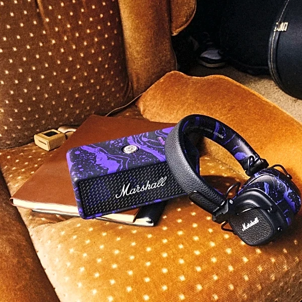 Marshall Follows Up Its Sold-Out Hendrix Collab With ‘Purple Haze’ Speakers and Headphones