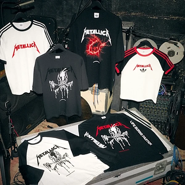 Metallica Taps Adidas Originals for Killer Merch Ahead of Their Sphere Residency