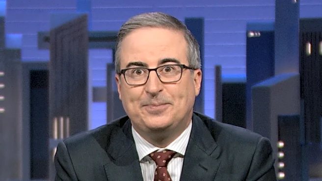 John Oliver Greets His New Skydance Overlords With Sexy Fanfic Pics of Insurance Mascot