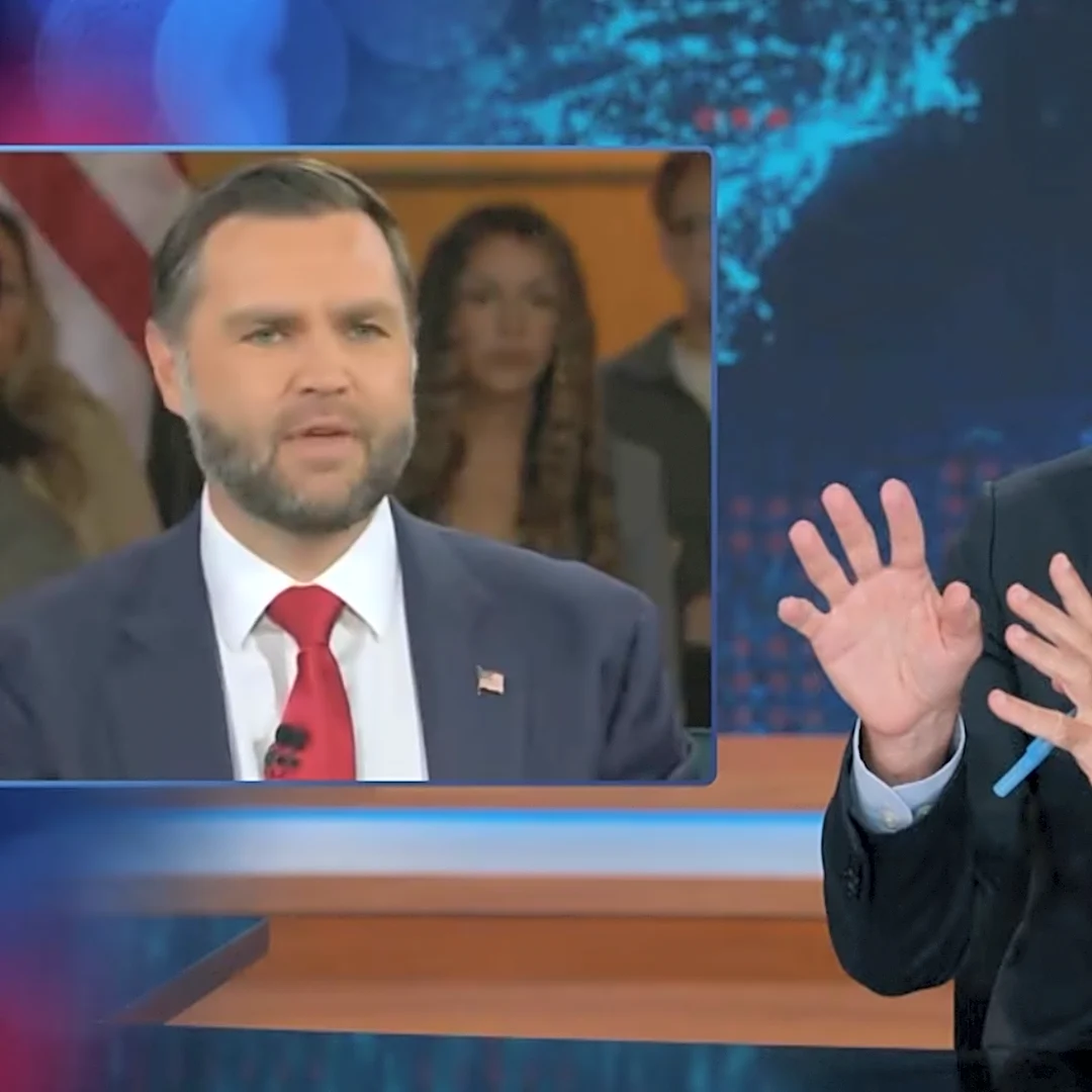 Jon Stewart Criticizes JD Vance for Constantly Demonizing Immigrants