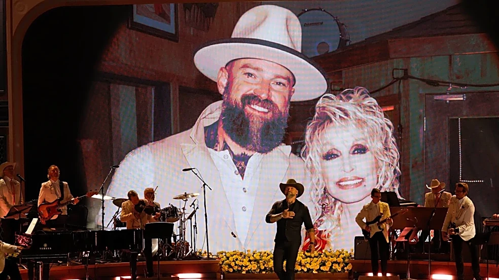 Zac Brown Delivers Emotional ‘Duet’ With Dolly Parton During Tribute Ceremony