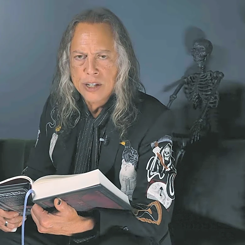 Metallica’s Kirk Hammett Reads Edgar Allen Poe’s ‘The Raven’