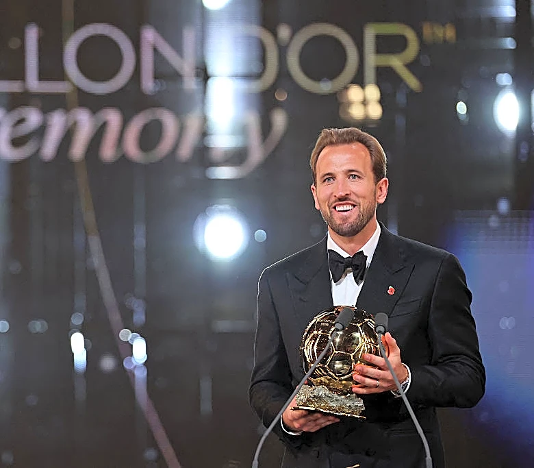 Harry Kane Merch Becoming Instant Collectibles on Heels of Soccer Star’s Ballon d’Or Win