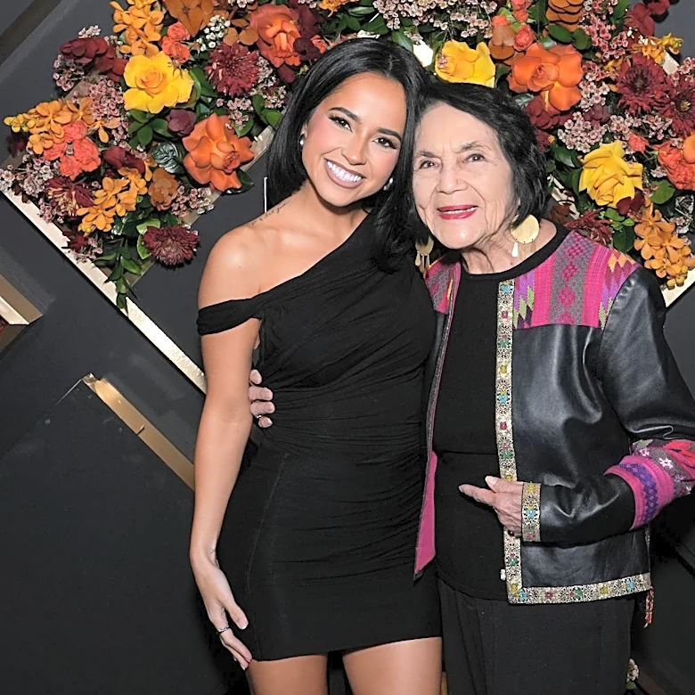 Becky G Remembers ‘True Legend’ Dolores Huerta: ‘Knowing You is One of My Life’s Greatest Joys’