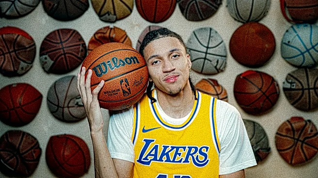 Lakers' Cameron Carr honors family with jersey number selection
