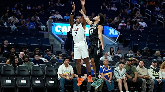 Heat rookie Ryan Conwell throws out first pitch for Miami Marlins