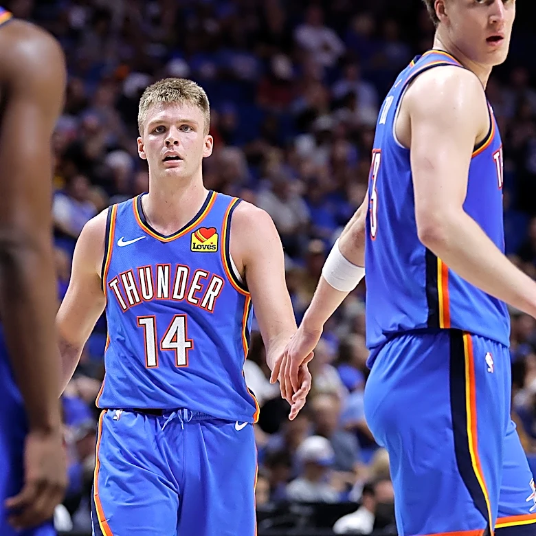 Thunder rookie Bennett Stirtz credits MVP teammate for making the game easier