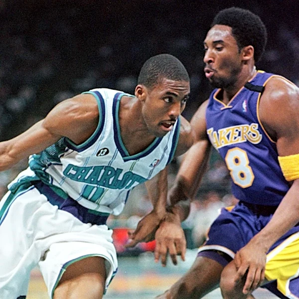 Charlotte Hornets jersey history No. 6 Eddie Jones 1998-2000