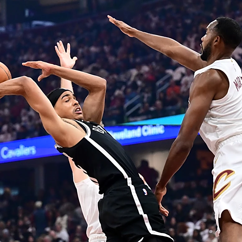 Donovan Mitchell salutes Nets rookie Mikel Brown Jr. after first matchup