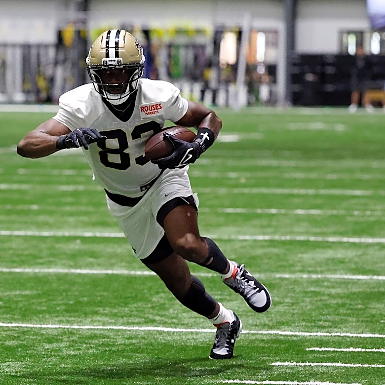 PFF unimpressed by Juwan Johnson's career year, ranking him 18th at TE