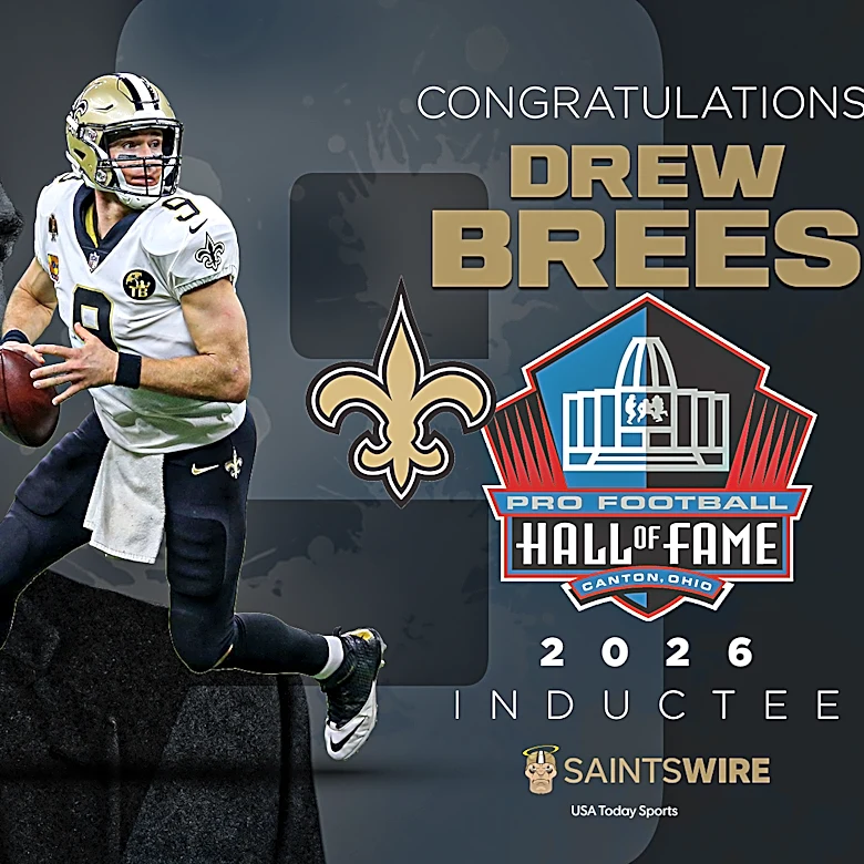 How to watch Drew Brees' 2026 Pro Football Hall of Fame enshrinement