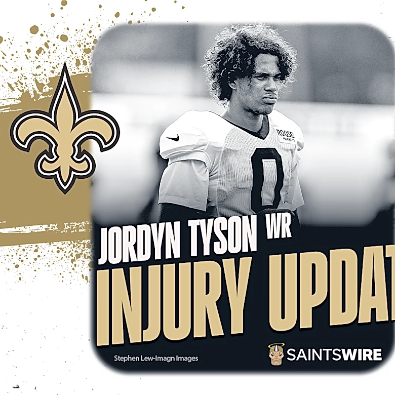Saints rookie Jordyn Tyson expected to miss two months with injury