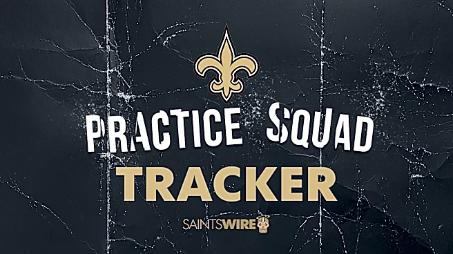 New Orleans Saints' 2026 practice squad tracker