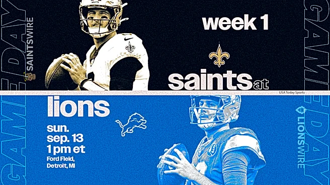 NFL Week 1: How to watch New Orleans Saints at Detroit Lions
