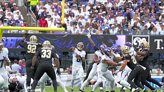 WATCH: Julian Blackmon seals Saints' win by picking off Lamar Jackson