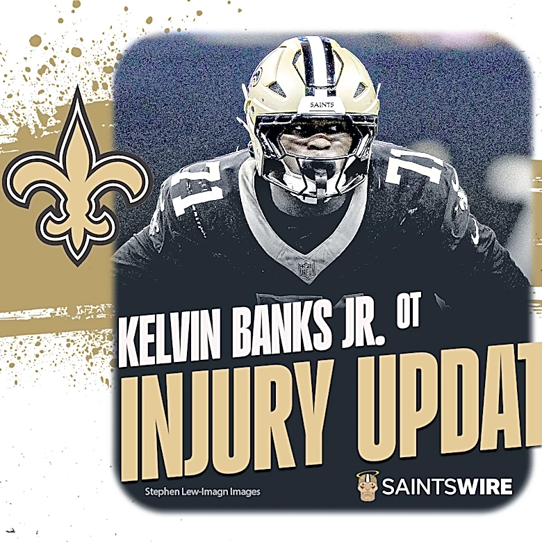 Report: Saints LT Kelvin Banks Jr. needs surgery, 'out indefinitely'