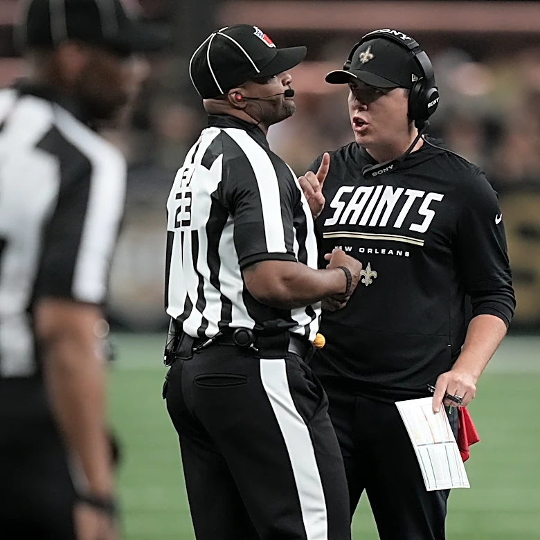 NFL instant replay official addresses Tyler Shough fumble ruling