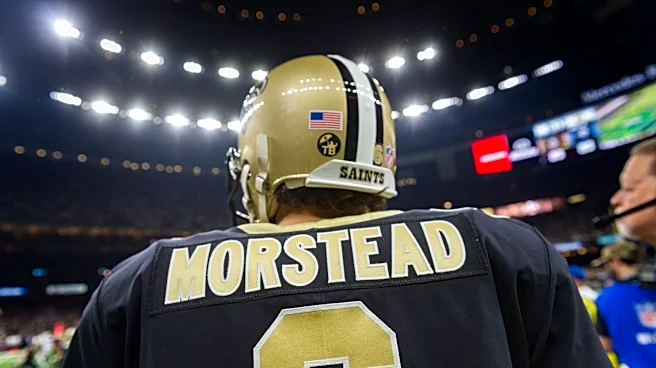Thomas Morstead shares emotional moment with son at Saints game