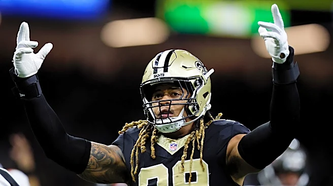 WATCH: Saints defensive line teams up on forced fumble, big recovery