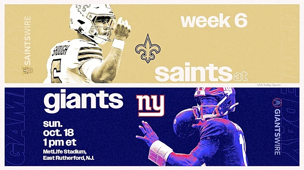 Saints vs. Giants live updates: Score, highlights, predictions