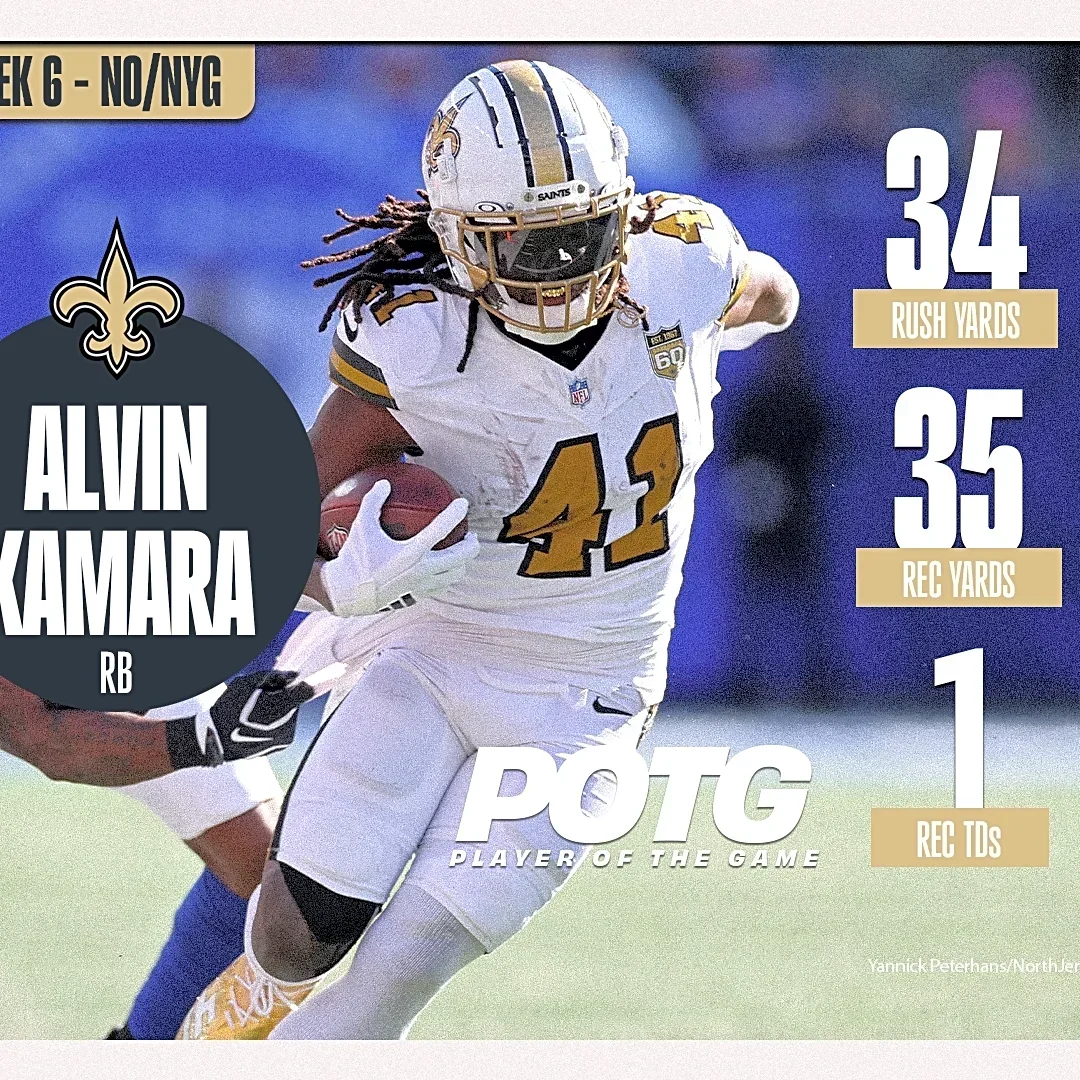 Studs and duds from Saints' dramatic Week 6 win over the Giants