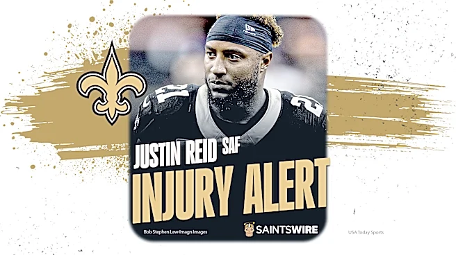 Saints rule out starting safety Justin Reid (concussion) vs. Steelers