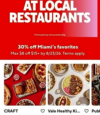 DoorDash Flavor Fest expands restaurant discounts to Florida cities