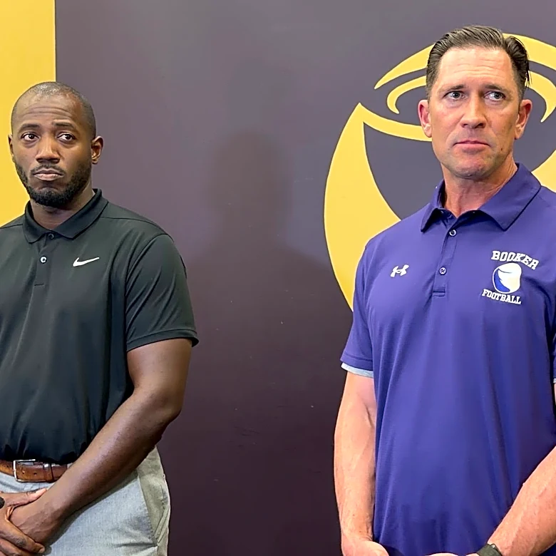 With Booker varsity football canceled, principal, new coach eye future