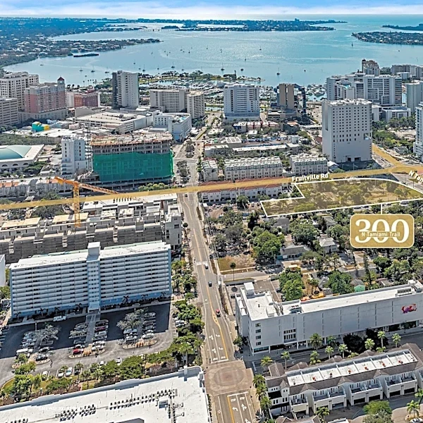 Rare downtown Sarasota site hits market with no asking price