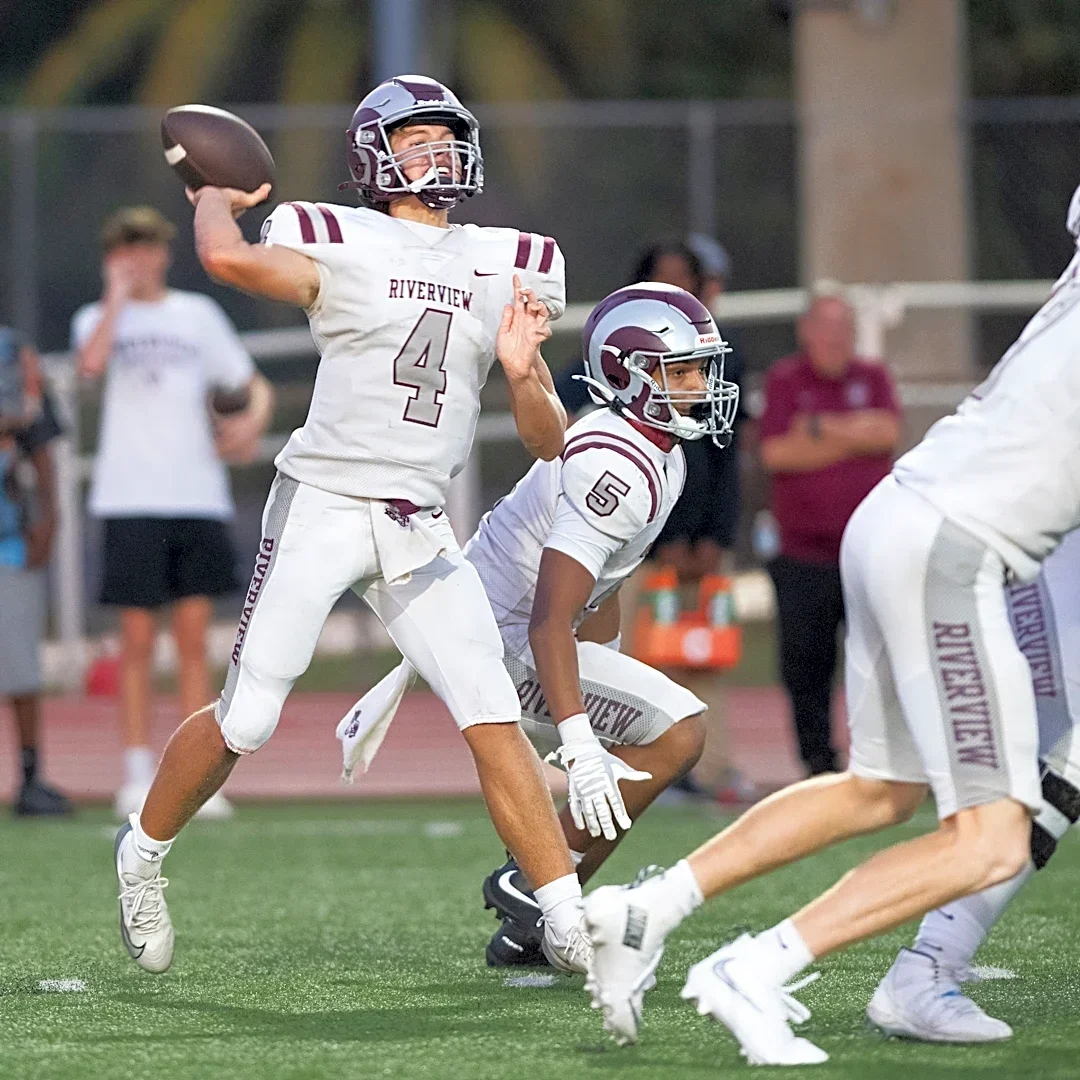 Riverview QB Logan Carrillo waited his turn. Now he’s breaking records