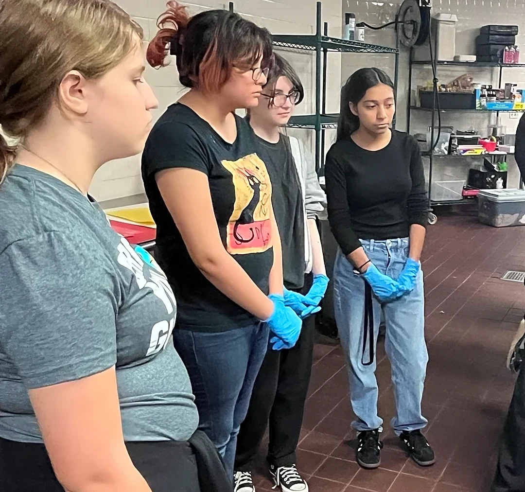 Booker High students learn pro cooking skills