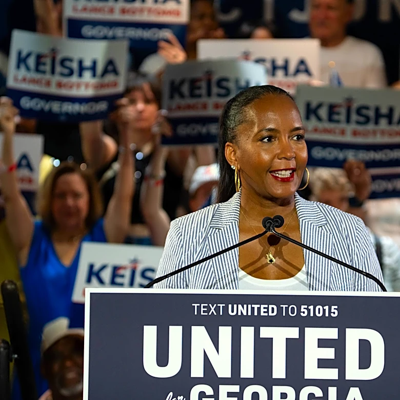 Georgia governor candidate Keisha Lance Bottoms in Savannah this weekend