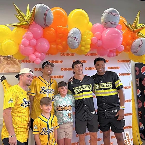Can't get a ticket? Meet Savannah Bananas players Saturday at Dunkin'