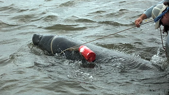 Rescuers save manatee tangled in crab trap lines near St. Simons