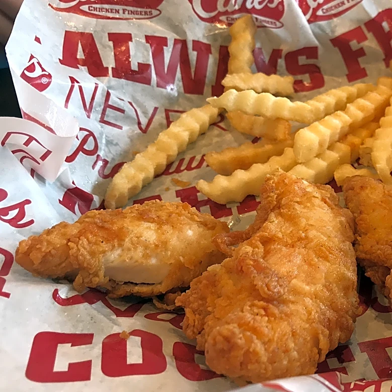 Yes, Savannah, you're getting a Raising Cane's. Here's where