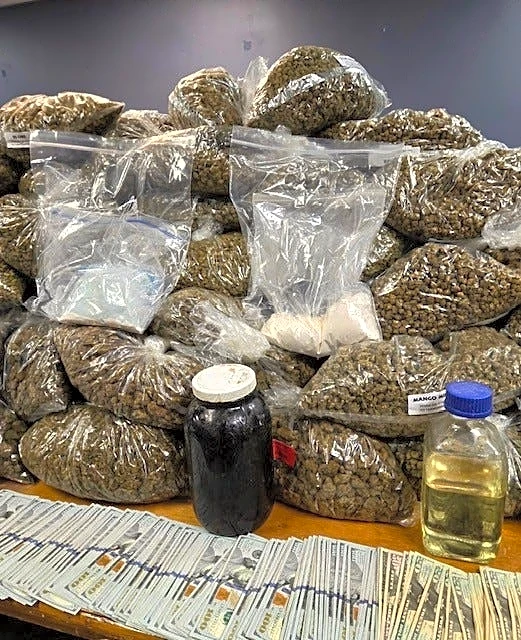 Deputies seize 150 pounds of marijuana, guns in search of Guyton home