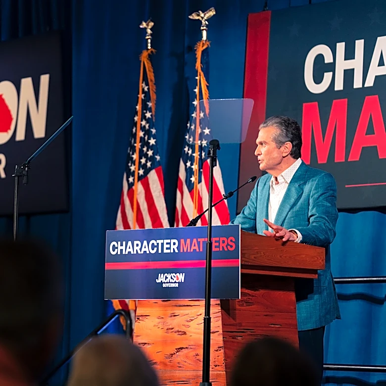 Rick Jackson pulls slightly ahead in new poll for Georgia governor