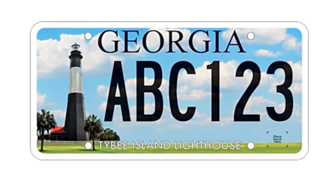 Driven to give? We found 20 GA license plates that donate to charity