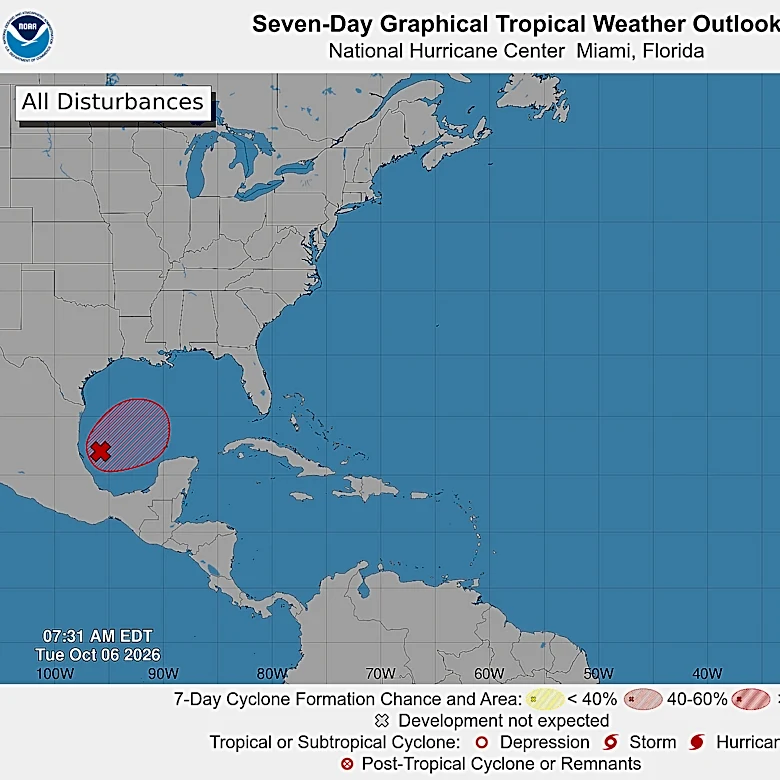 Tropical storm forming in the Gulf. Do models predict it hitting Georgia?