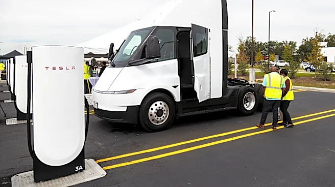 New Tesla chargers arrive in Ellabell for electric semis